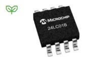 Armazenamento de dados da memória Flash 24LC01B-I/SN, bocado de série 3.3V/5V de Eeprom 1K do microchip