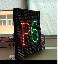 Módulo de matriz eletrônico impermeável da placa da indicação P6 digital com 1024 pontos 5200 lêndeas
